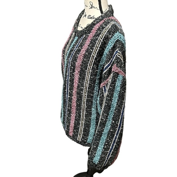 Mike Gray Crew Neck Long Sleeve Wool Blend Sweater Sz Medium - Picture 3 of 9